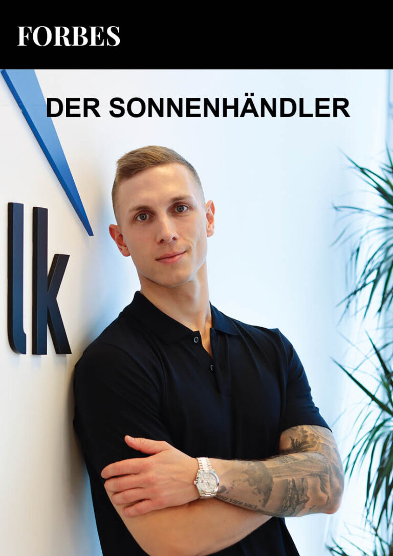 Andreas Köhler mit Milk the Sun im Forbes Magazin